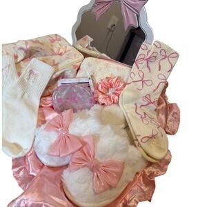 Coquette Pink Bow Bundle- 11 pieces